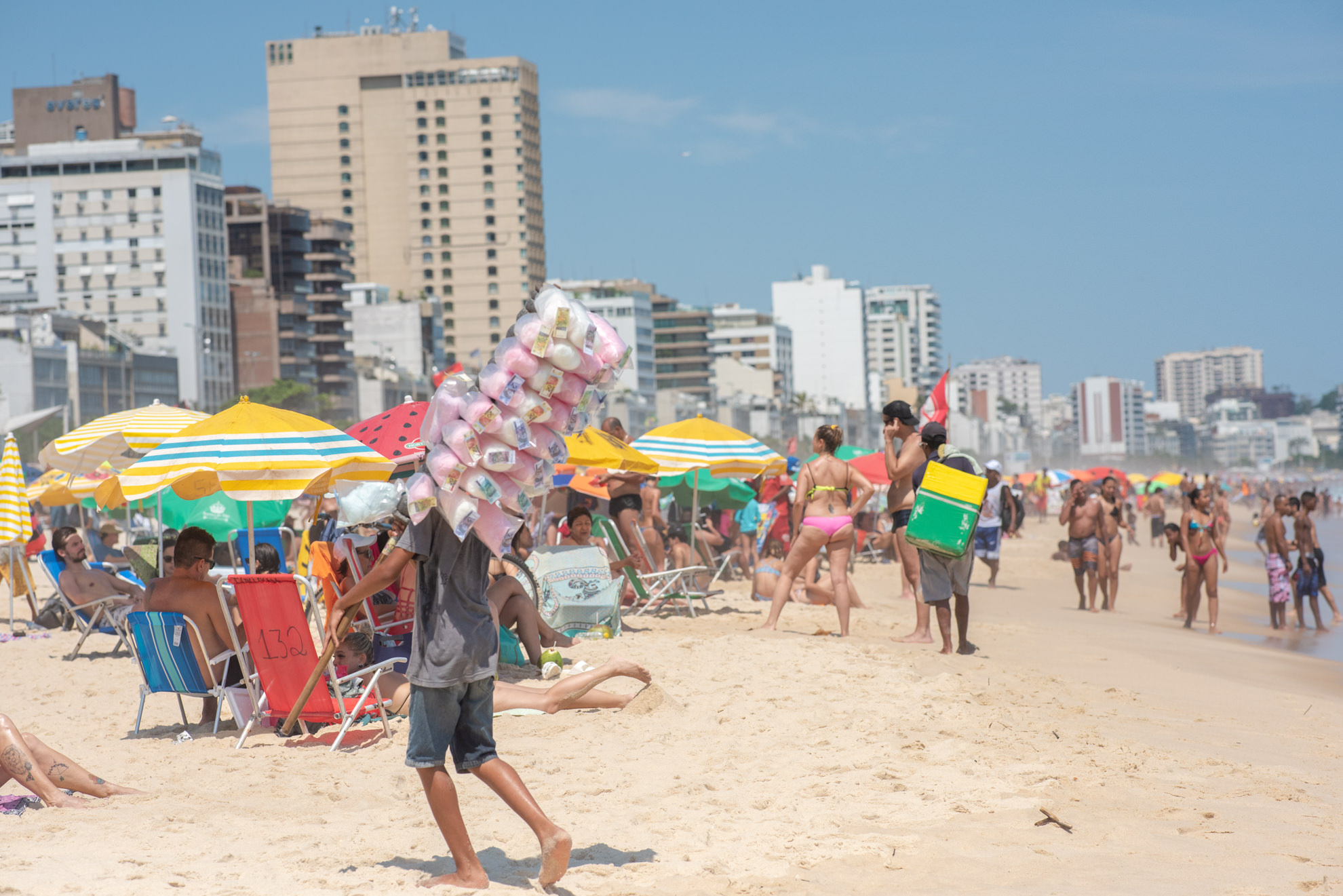 ipanema beach rio de janeiro brazil